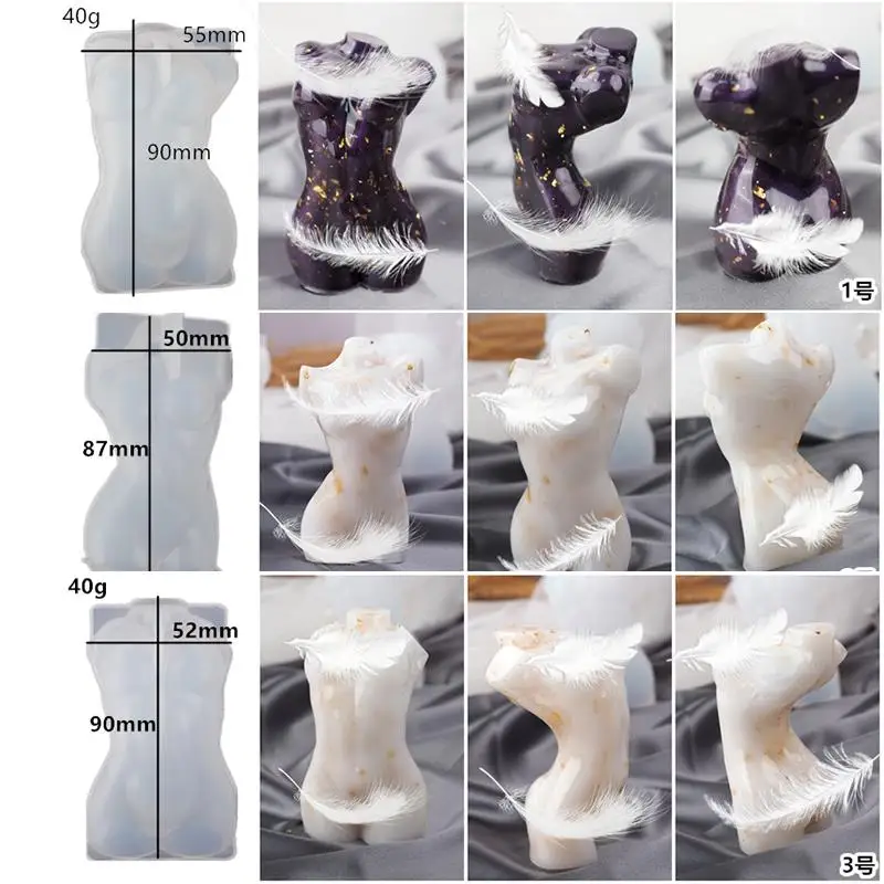 

NEW DIY Epoxy Resin Mold Model Body Human Body Art Home Decor Female Body Silicone Molds for Hand Craft Jewelry Acessories Tools