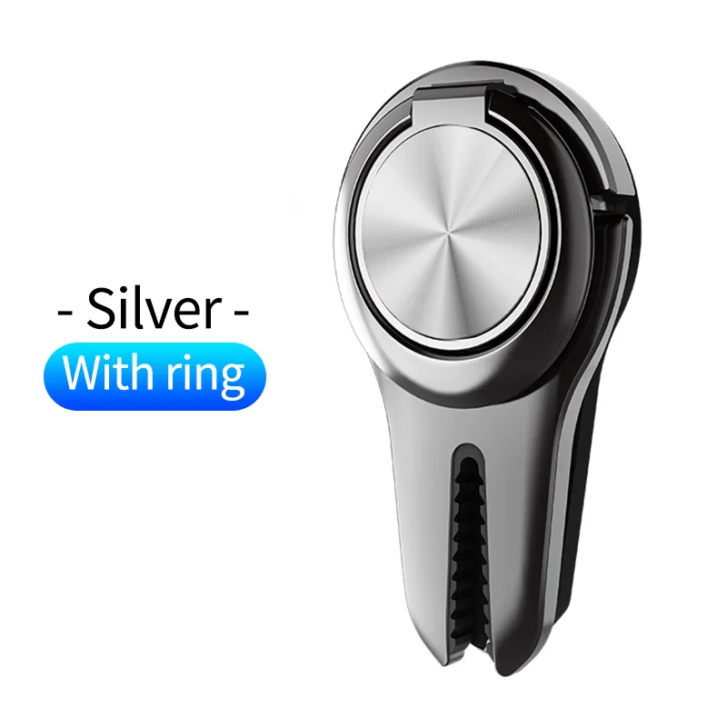 silver 1 YBD Автомобильный держатель для телефона держатель для iPhone samsung Redmi Note 7 Автомобильный держатель для мобильного телефона держатель для телефона в автомобиле - Цвет: silver 1