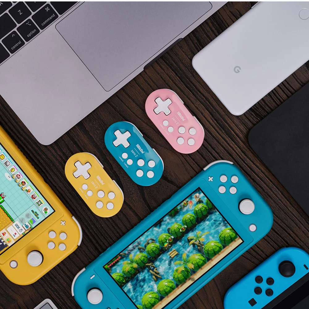 Для 8bitdo ZERO 2 Беспроводной мини-геймпад для NS N-Switch/Windows/Android/MacOS детей игра геймпад
