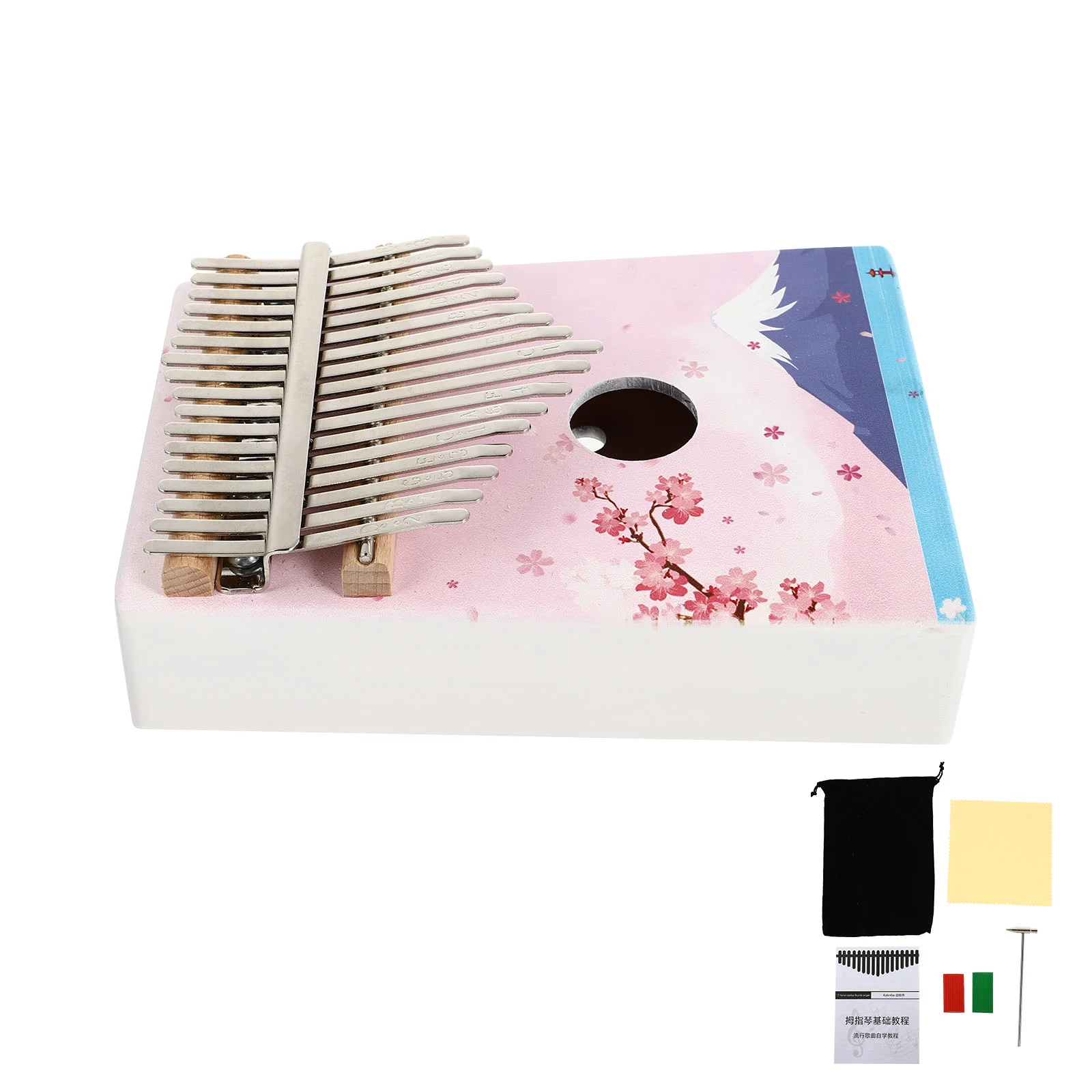 

1 Набор пианино Kalimba большой палец сосновый корпус музыкальный инструмент пианино для начинающих)