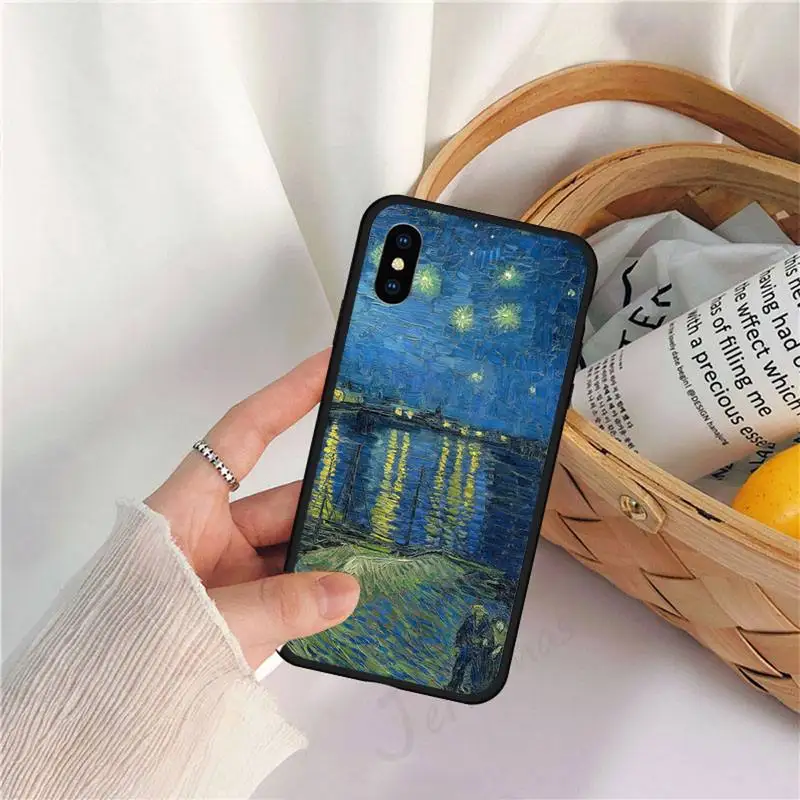 

Van Gogh retro art painting Phone Case for iPhone 11 12 pro XS MAX 8 7 6 6S Plus X 5S SE 2020 XR