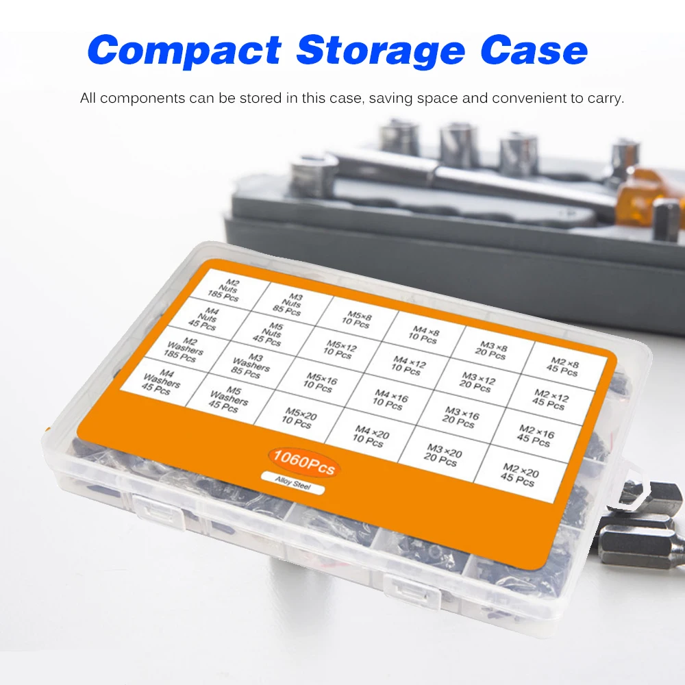 1060 шт углеродистая сталь головка цилиндра шестигранный комбинированный болт M2 M3