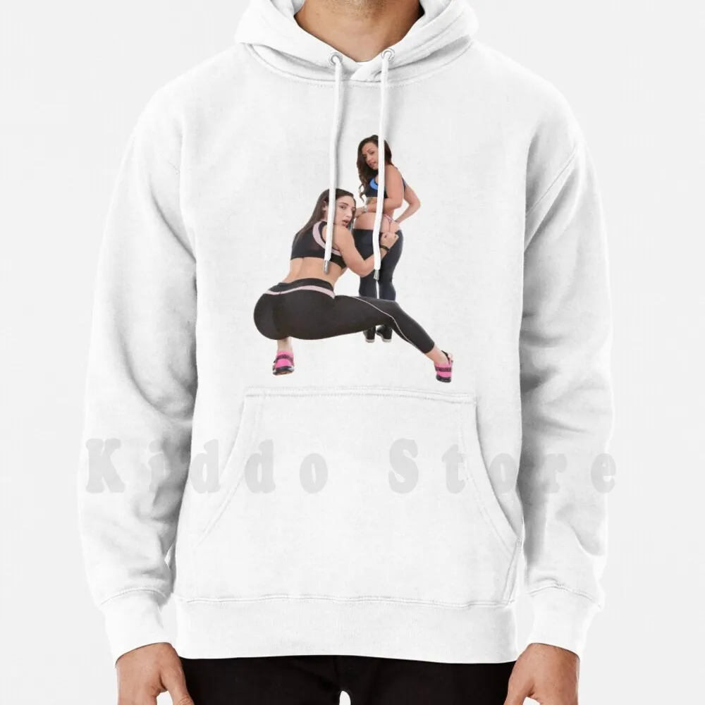 Abella Danger Kelsi Monroe Big Booty Ass Толстовка с длинным рукавом