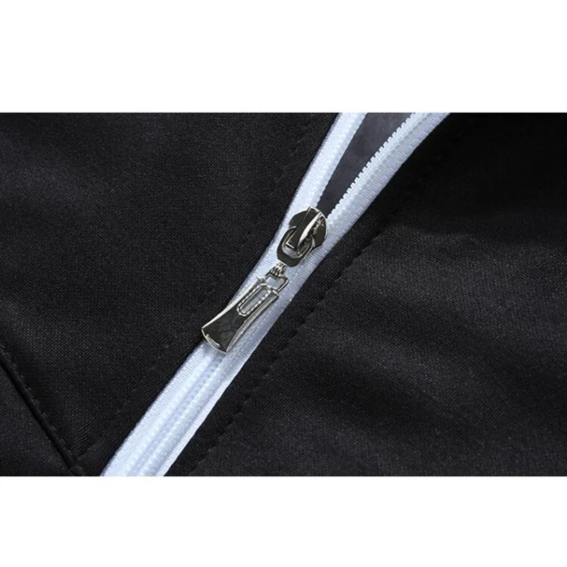 2019 осенний мужской плюс бархатный толстый кардиган на молнии Толстовка +