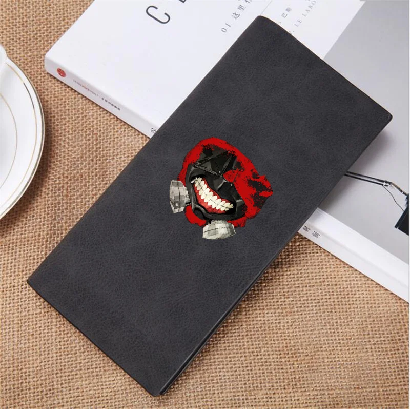 

Cartoon long wallet anime Tokyo Ghoul wallet student coin Card purse Men women Carteira wallet teenagers long canvas purse