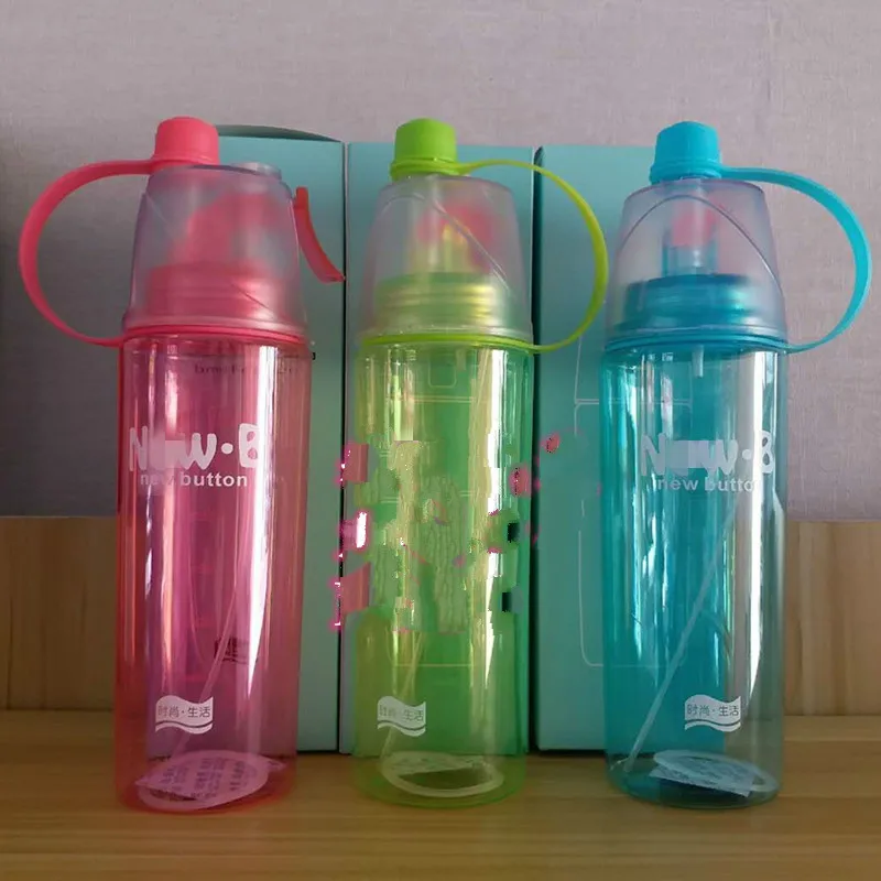 Шейкер для питьевой бутылки 600 мл Spray Спортивная бутылка воды чайник защита от