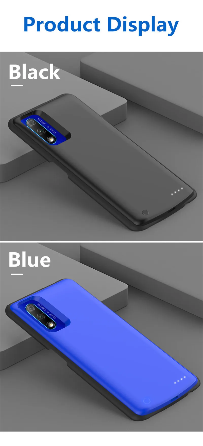 Высококачественный чехол для huawei Honor 9X Pro, Внешнее зарядное устройство для резервного копирования, 6500 мАч, зарядное устройство, чехлы для аккумуляторов