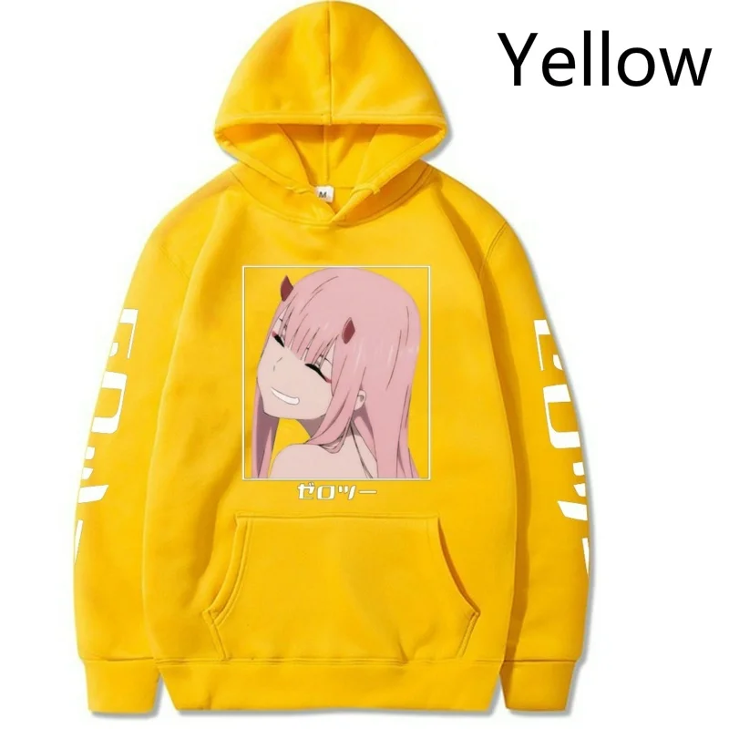 

2021 Autumn And Winter New Zero Two Hoodie Darling In The Franxx Printed Fashion Casual Hoodies For Women