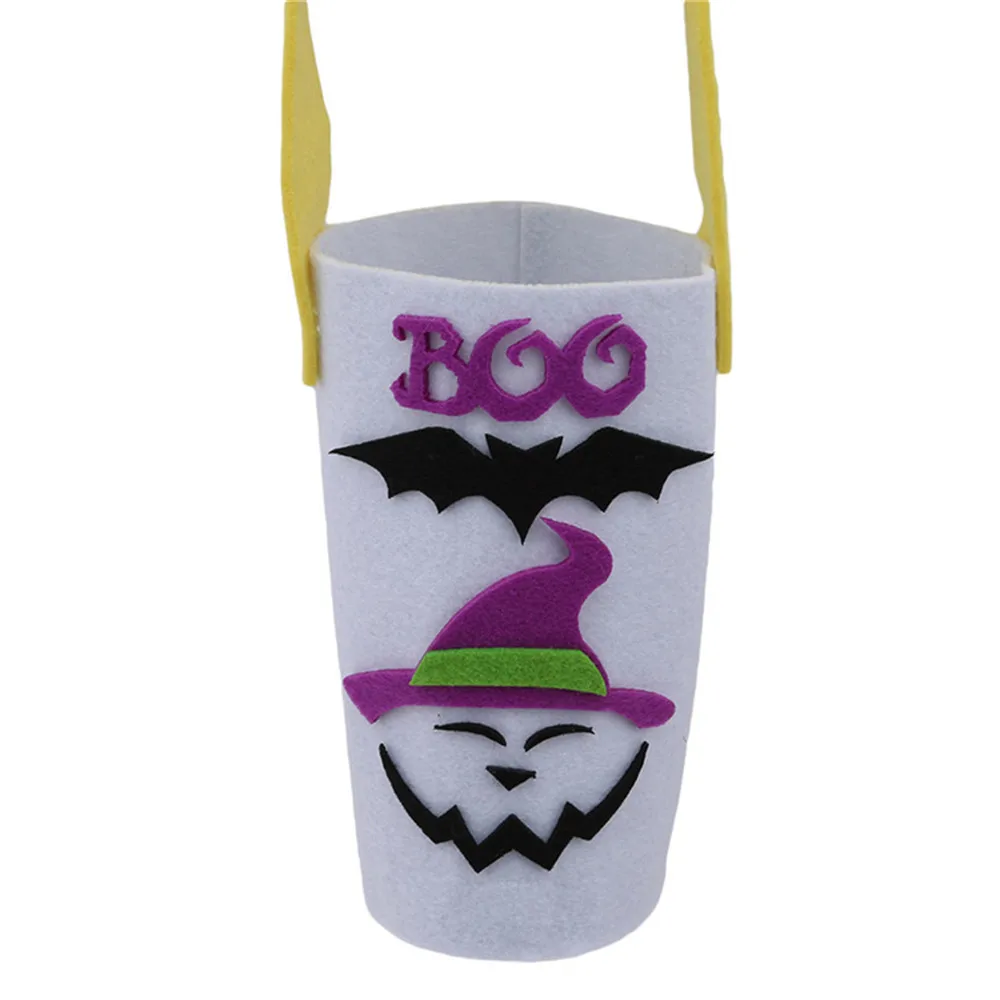 1 шт. милый комплект для украшения бутылки вина на Хэллоуин тыква шляпа летучая