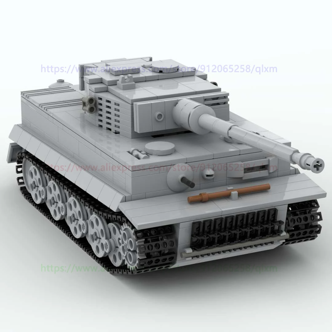 

Tiger I Ausf Military Weapons Block Toy Tank Assemblable Model Educational Creative Toys for Children Kids Birthday Gift 833pcs