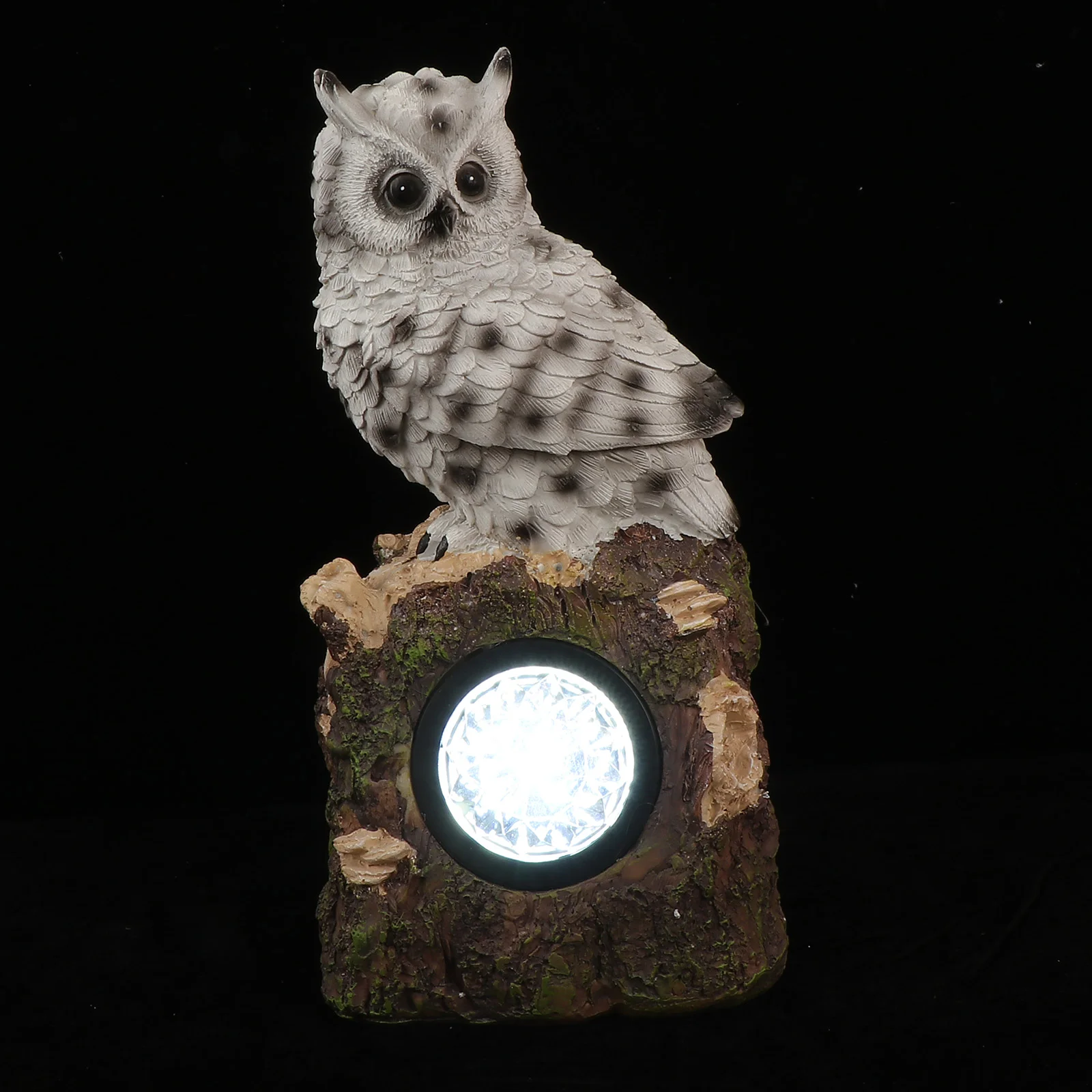 

1pc Resin Craft Ornament Decorative Artware Gardening Adornment with Solar Light