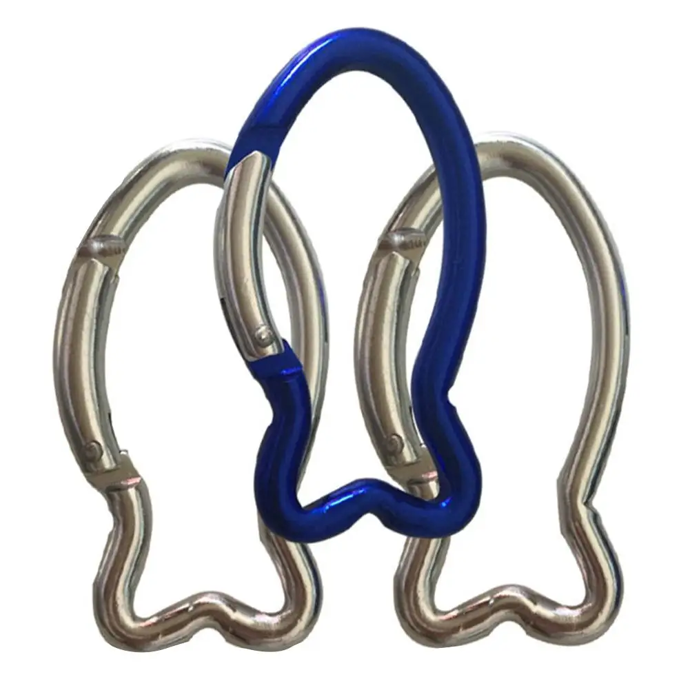 Карабин из алюминиевого сплава в форме рыбы № 6 карабин для безопасного и