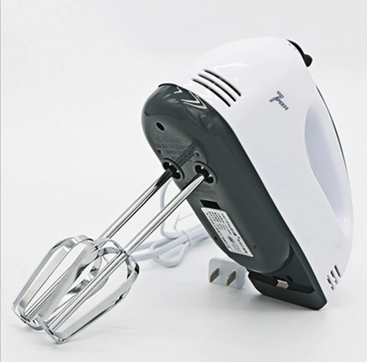 7 скоростей 180 Вт ручной Электрический миксер для еды с двойным венчиком Миксер