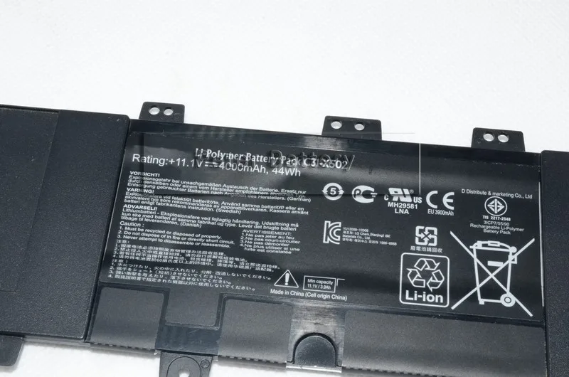 Оригинальный аккумулятор для ноутбука JIGU 11 1 В 44 Вт/ч 0B200 00320300M ASUS P500CA PU500 VivoBook S500