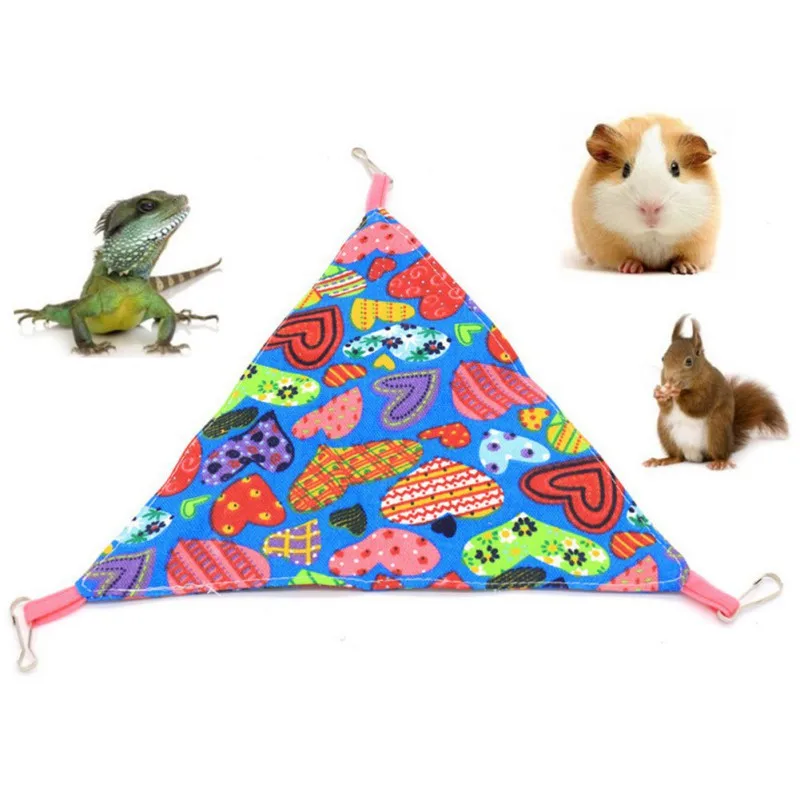 Хомяк морская свинка треугольная качели Шиншилла Кролик Птица спальный гамак