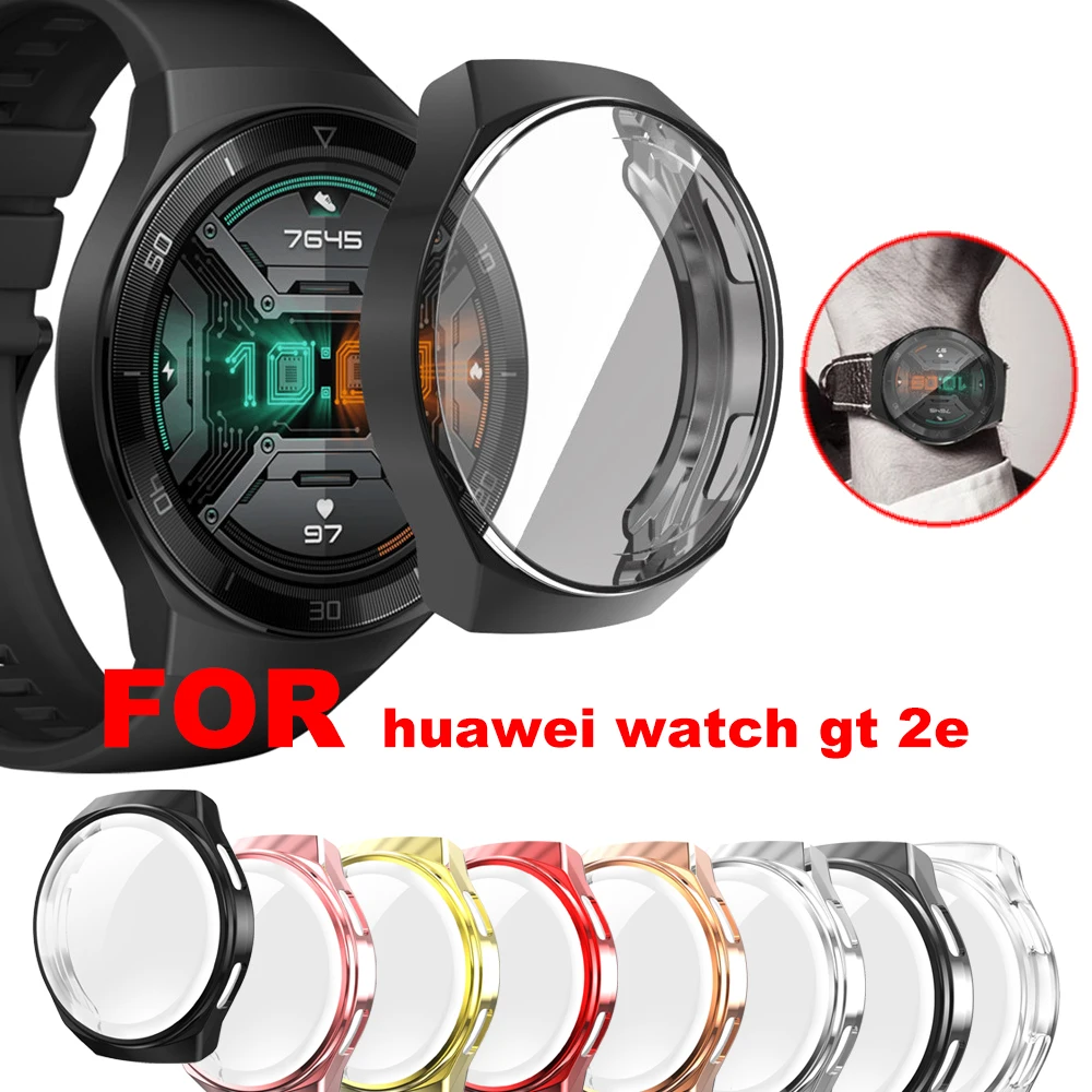 

Чехол для Huawei Watch GT2e, мягкий бампер из ТПУ с полным покрытием, защитная рамка, корпус, аксессуары для часов GT 2E 2 E