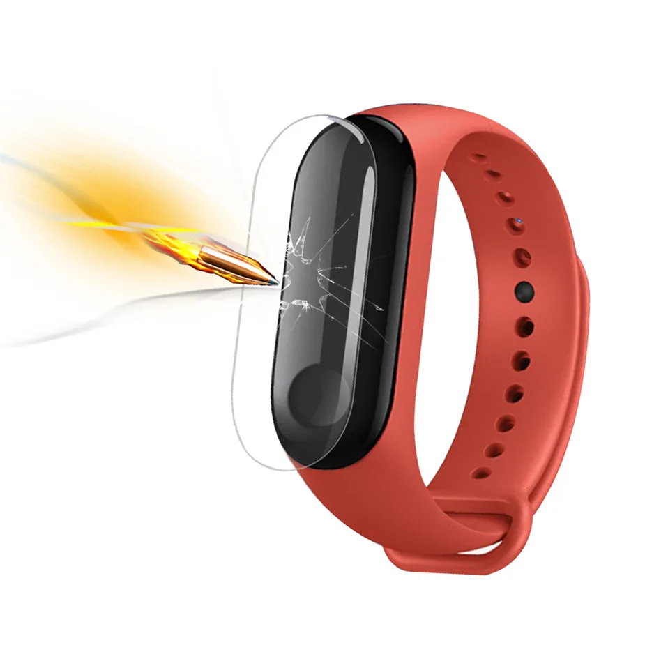 2/5 шт mi Группа 4 Экран Защитная пленка для Xiaomi mi группа 4 Смарт Браслет miband 4 браслет Плёнки на mi band4 закаленное Стекло