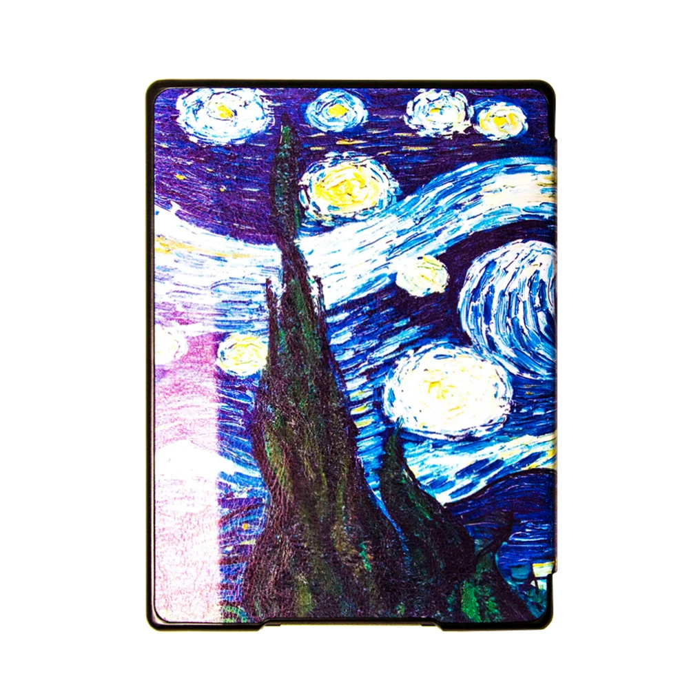 Тонкий кожаный чехол для kobo aura h2o 6 8 2014 ereader smart cover Kobo дюймов capa|smart cover|smart casecase for |