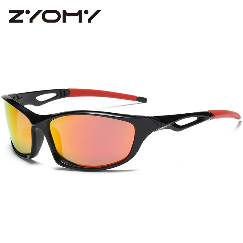 C6 Zyomy Goggle очки спортивные солнцезащитные очки поляризованные UV400 очки для вождения Gafas брендовые дизайнерские Oculos De Sol - Цвет линз: C6