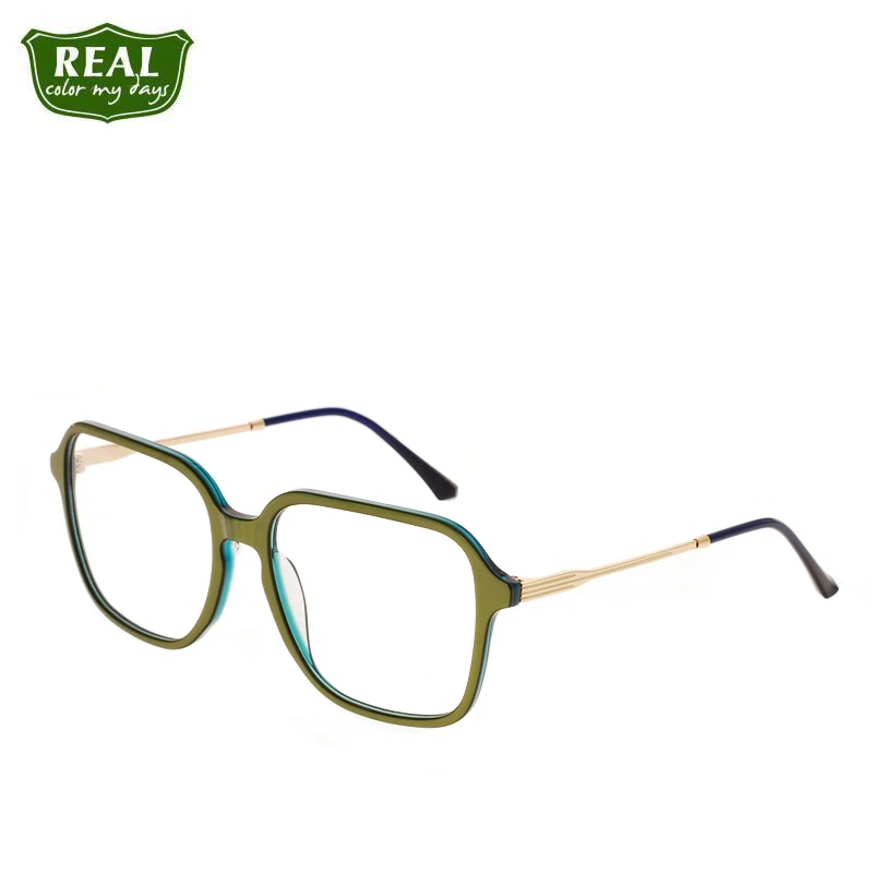 Новый дизайн большая ацетатная оправа для женщин и мужчин оптические очки