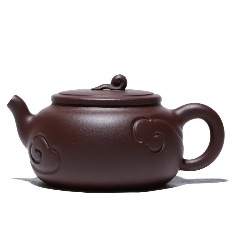 

Teapot Yixing Dingshu town purple clay teapot master pure handmade Xiangyun teapot