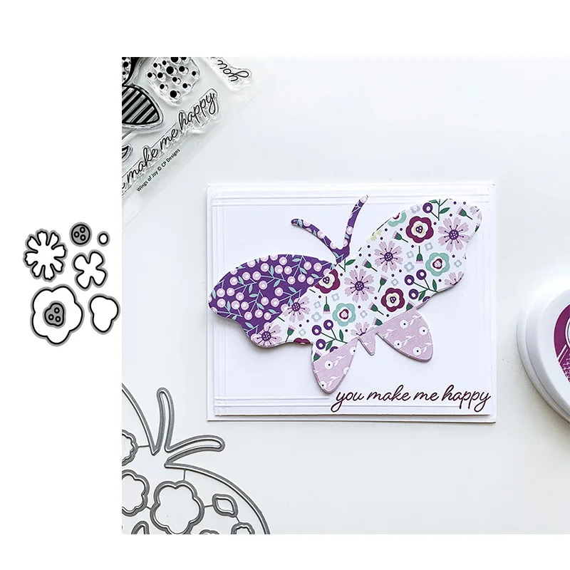 

JC kind of Little Flower Metal Cutting Dies for Scrapbooking Craft Mold Cut Die Stencil Handmade Tool Paper Card Make Template