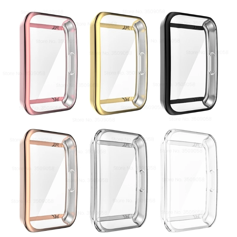 

Plating TPU Soft Silicone Protective Shell For Huawei Honor Band 6 Case Cover For Honor Band6 Smartwatch Accessories
