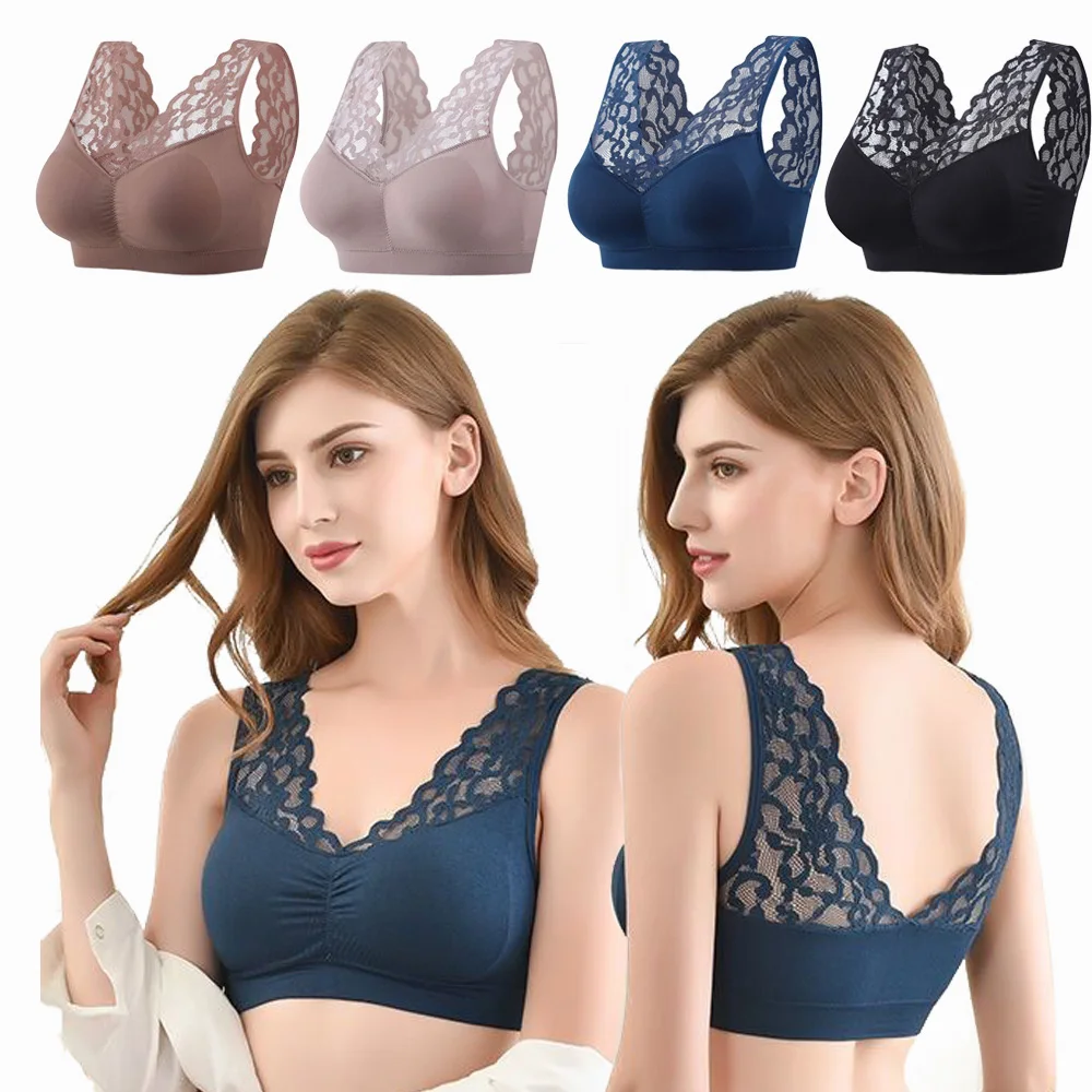 

Женский кружевной бюстгальтер с чашками пуш-ап, суперэластичный дышащий кружевной бюстгальтер с чашками пуш-ап
