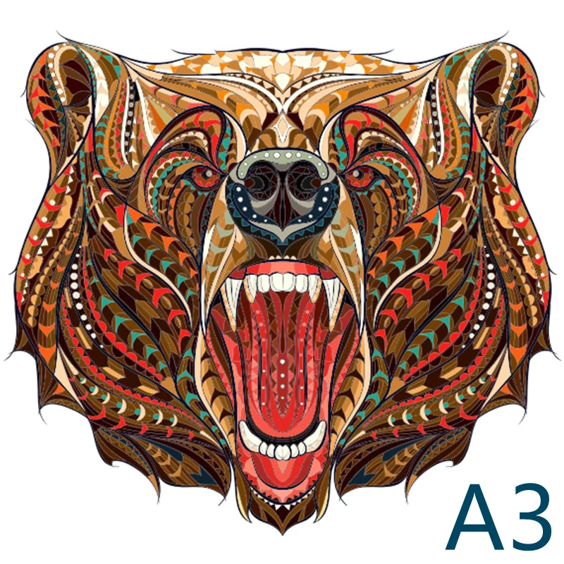 

P Adults Wooden Puzzle Peacock Owl Chameleo Wooden Jigsaw Animal Puzzle Wood Jigsaw Puzzle Educational Toys For Kids Adults