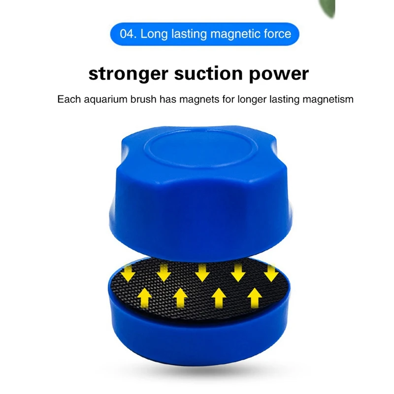 Аквариумный аквариум Магнитная щетка для очистки стеклянный плавающий скребок