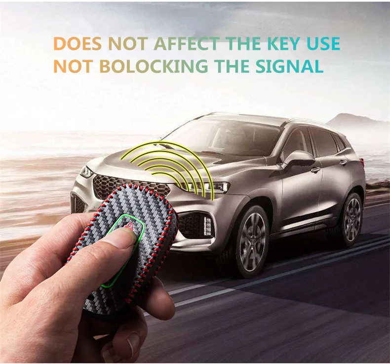 Светящийся чехол из углеродного волокна для ключей автомобиля Hyundai Veracrus вилла 4 с