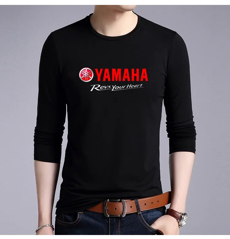 Мужская футболка Повседневная мужская модная фирменная yamaha revs your heart prints
