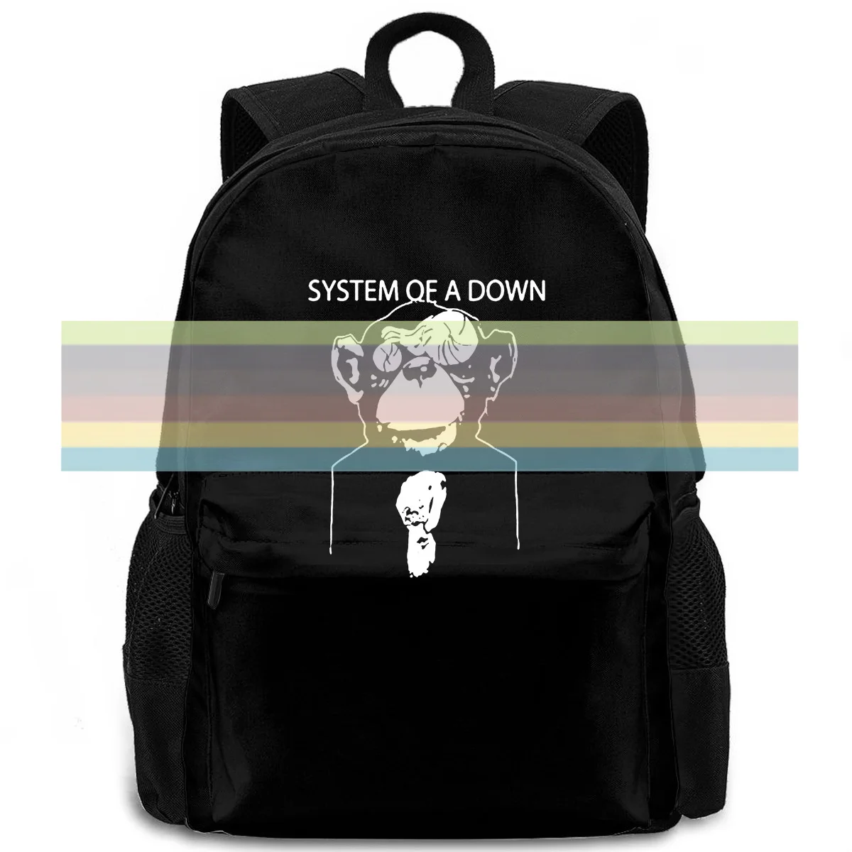 Мужской рюкзак System of A Down Monkey с принтом в стиле ретро wo мужской для ноутбука