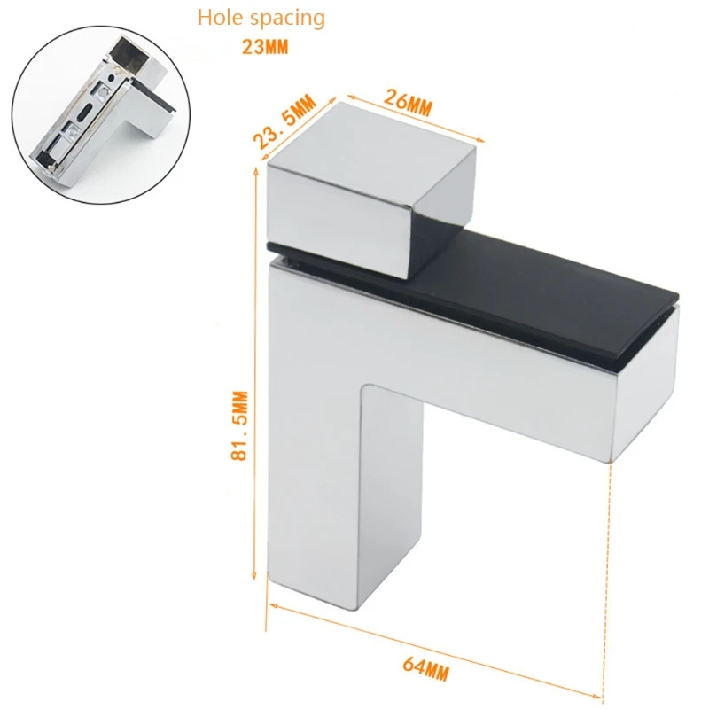 Многоцелевой Регулируемый F-образный кронштейн для стеклянной полки
