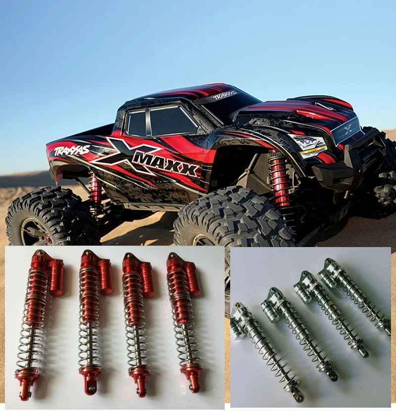 ЧПУ сплав металла 8 мм передний + задний амортизатор Набор для Traxxas X-maxx 1/5 rc |
