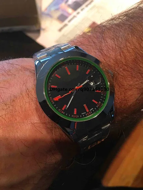 Высокие классические мужские часы Lightning MILGAUSS класса люкс 116400GV синий 40 мм