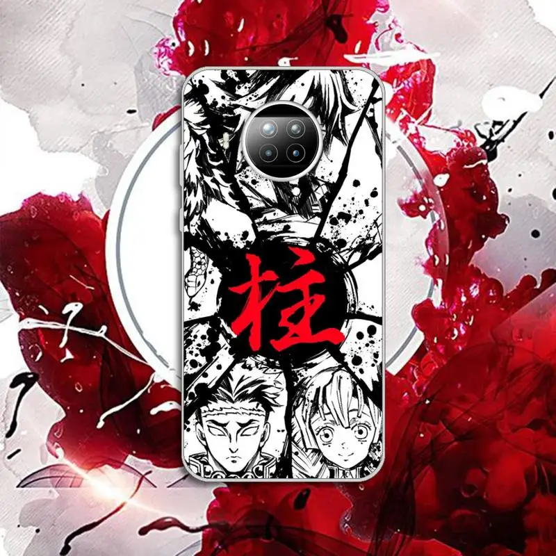 

Kamado Nezuko Kimetsu no Yaiba Demon Slayer Phone Case Transparent for Xiaomi Redmi note 10 t 8 9 pro lite 11