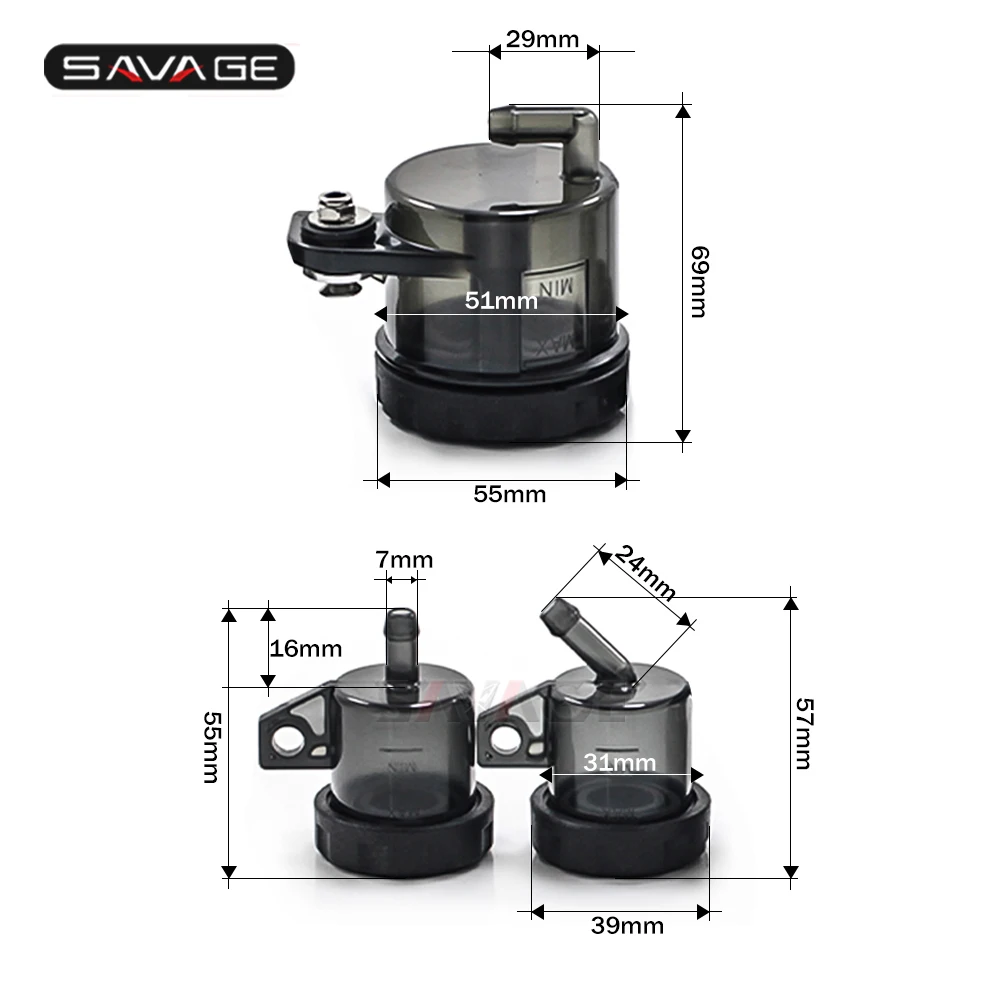 Передний Задний резервуар тормозной жидкости для Aprilia RSV4 1000 APRC R/фабрика RR/RF TUONO V4