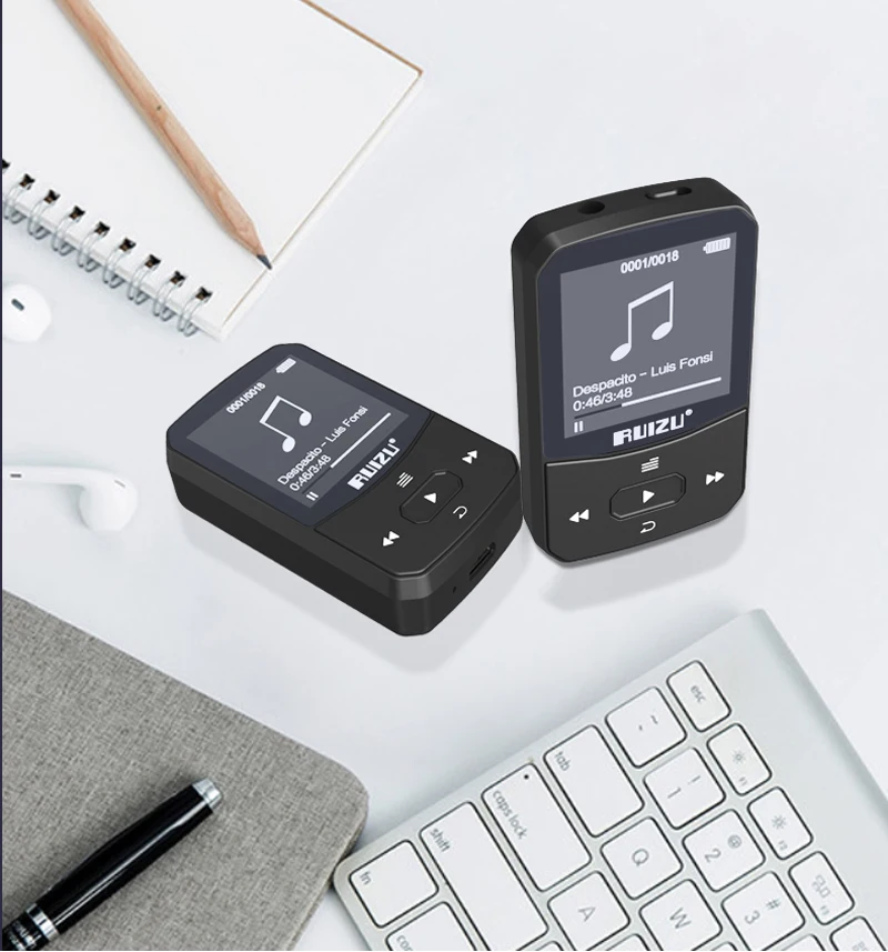 Новый спортивный MP3 плеер RUIZU X52 с поддержкой Bluetooth 4 2 и FM радио|MP3-плееры| |