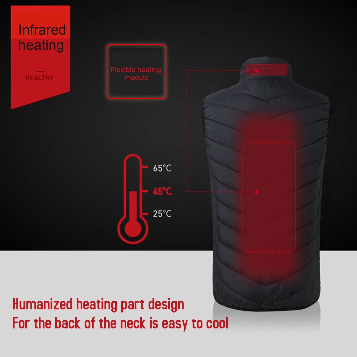 Новый электрический USB с подогревом теплый безопасности Интеллектуальный осень