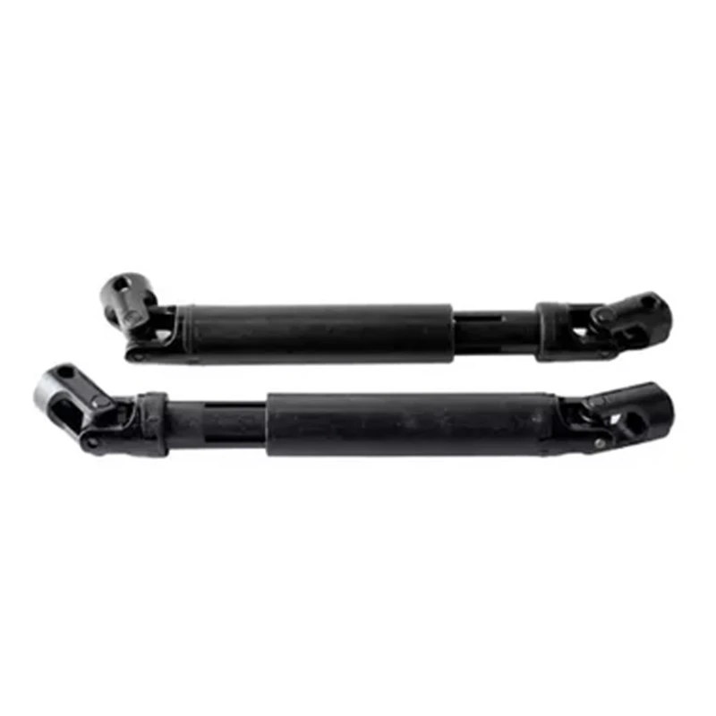 

2 Set RC Car Part: 1 Set Steel CVD Universal Joint Drive Shaft & 1 Pcs Alloy Front + Rear Axle Housing Case