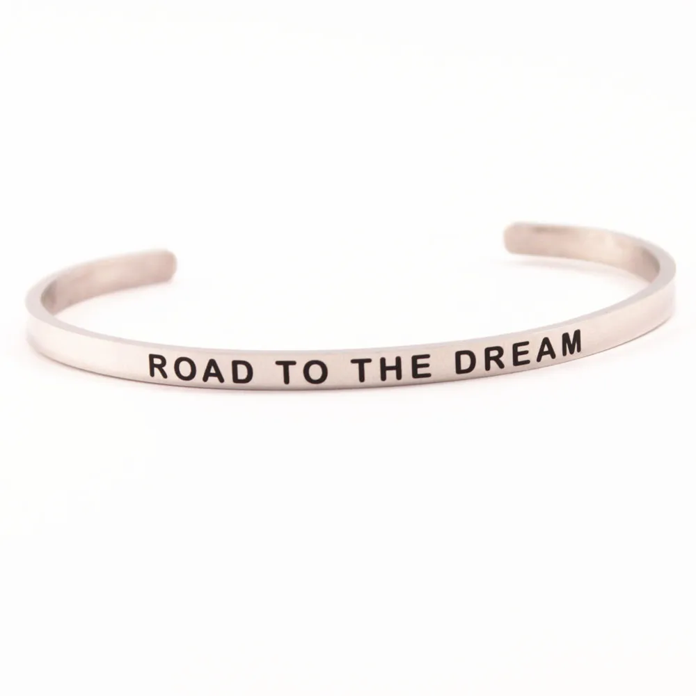 Вдохновляющие браслеты манжеты с эпическими надписями Я проявил эпическое