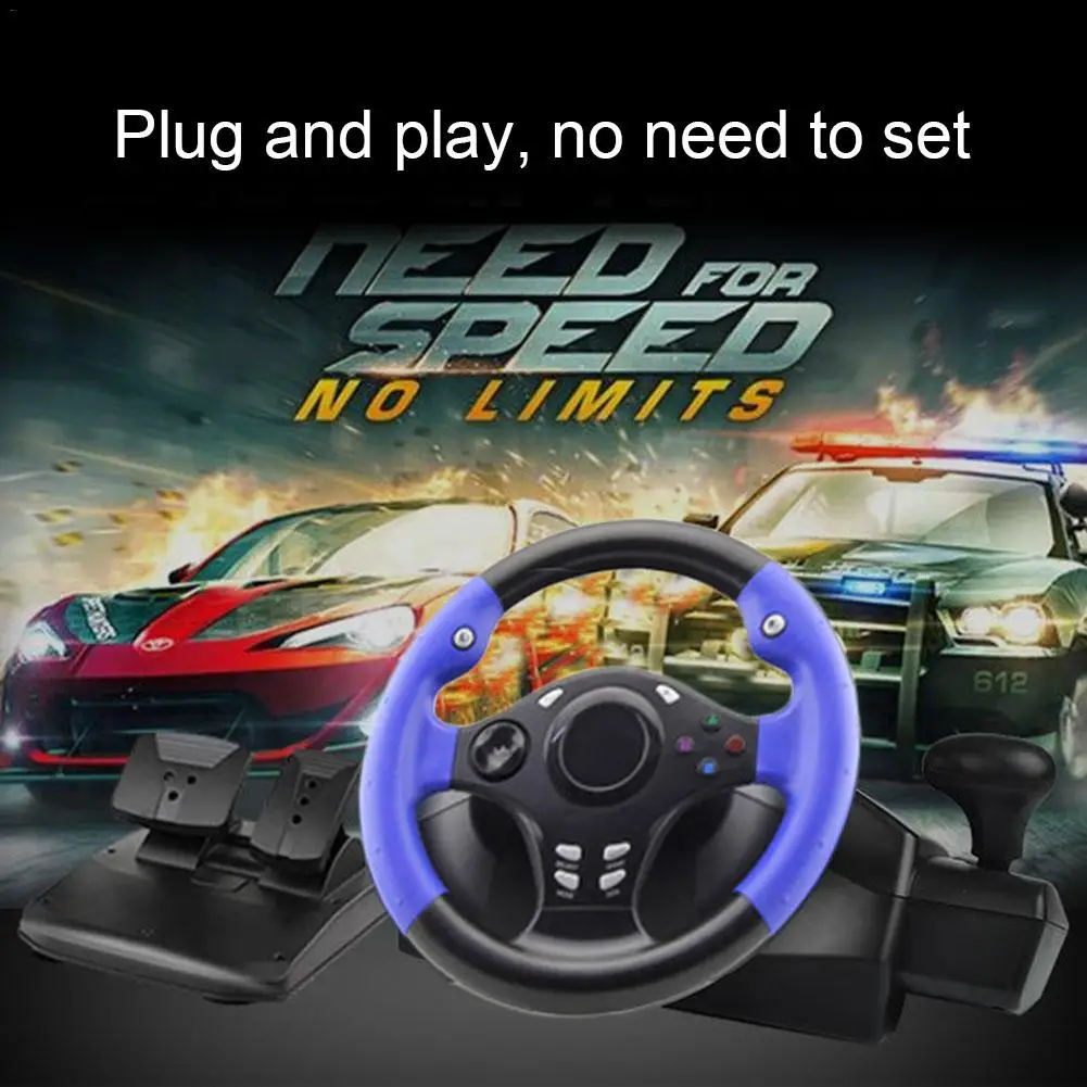 7 в 1 270 градусов гоночный руль для PS4/PS3/PC/XBOX-ONE/XBOX-360/Switch/Android игры руль реалистичный дроссельной заслонки тормоза