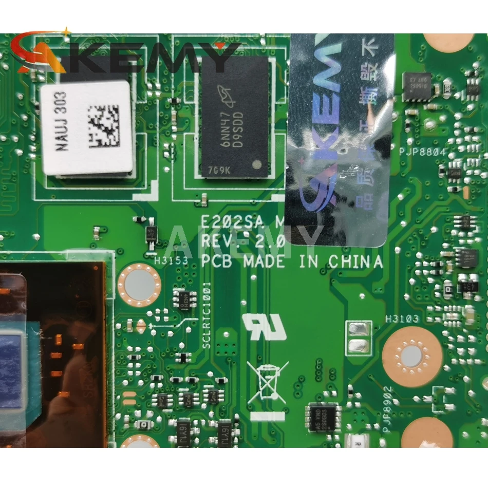 

90NL0050-R00080 New E202SA Mainboard For Asus EeeBook E202S E202SA laptop motherboard N3060 CPU 4GB RAM