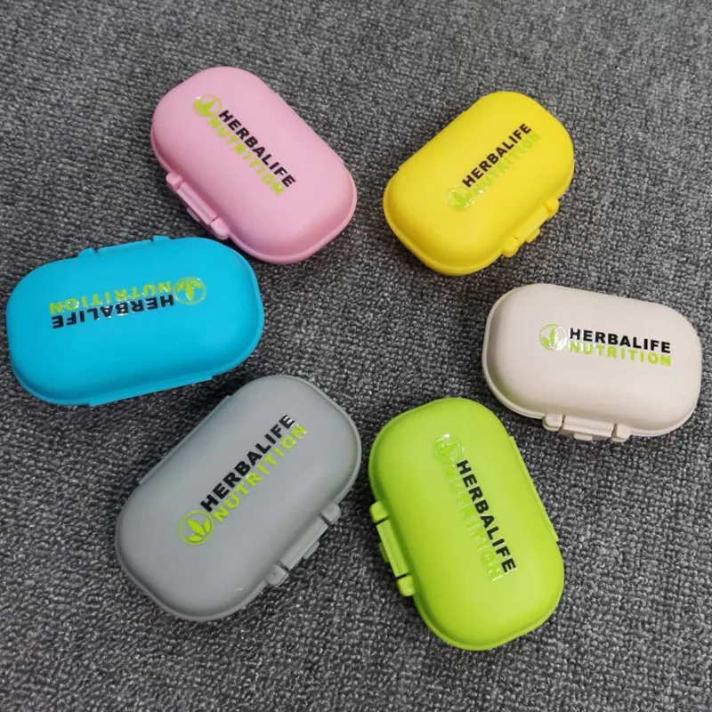 Herbalife маленький портативный чехол для таблеток с четырьмя отделениями