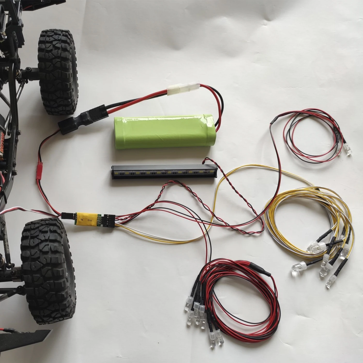 Для Traxxas Hsp Redcat Rc4wd Tamiya Axial scx10 D90 RC автомобильный светодиодный светильник панель