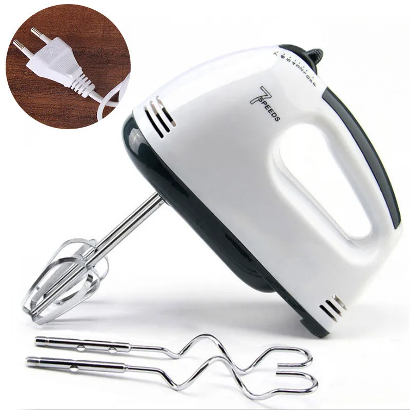 

7 Speed 180W Electric Handheld Mixer Multifunction EggBeater Cake Baking Home Handheld Small Automatic Cream Egg Beater EU
