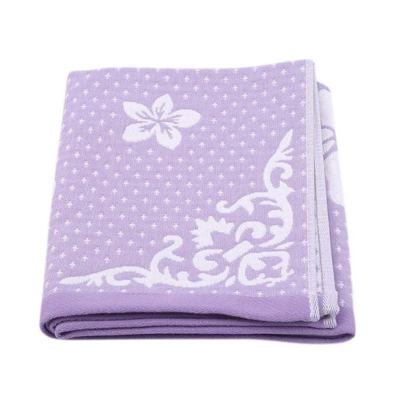 

Peony Printed Cotton Pillow Towel Gauze Cotton Fabric Single Layer Pillowcase Cover Home Bedroom Pillow Towel