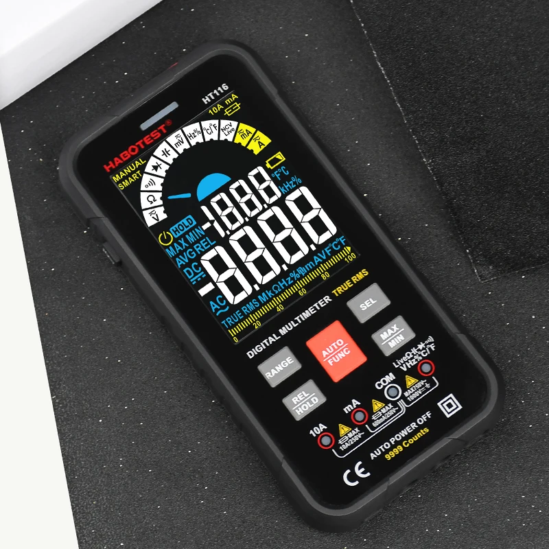 Умный мультиметр цифровой профессиональный вольтметр амперметр измерение