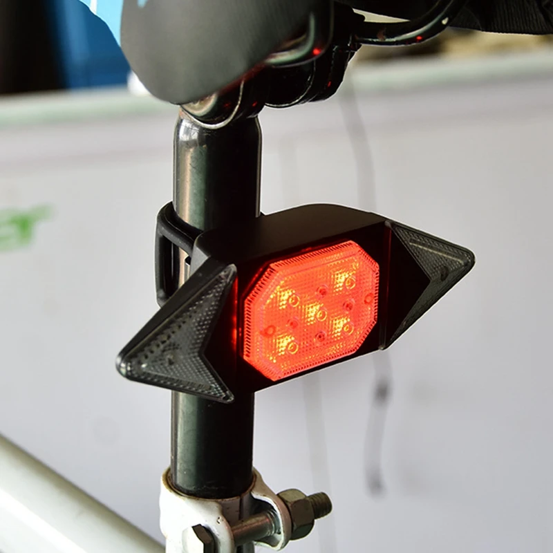 

1Set Wireless Remote Control Bicycle Taillight Headlight Mountain Bike Steering Riding Light LED Bicycle Accessories
